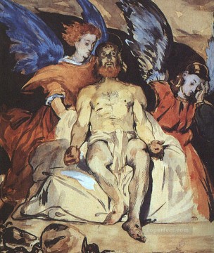  Manet Canvas - Christ with Angels Realism Impressionism Edouard Manet
